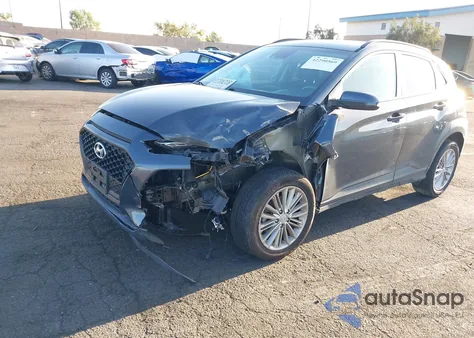 2021 Hyundai Kona Sel from USA, damaged, VIN KM8K22AA8MU709713